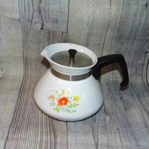 CORNING WARE Vintage Wildflower 6 Cup Teapot